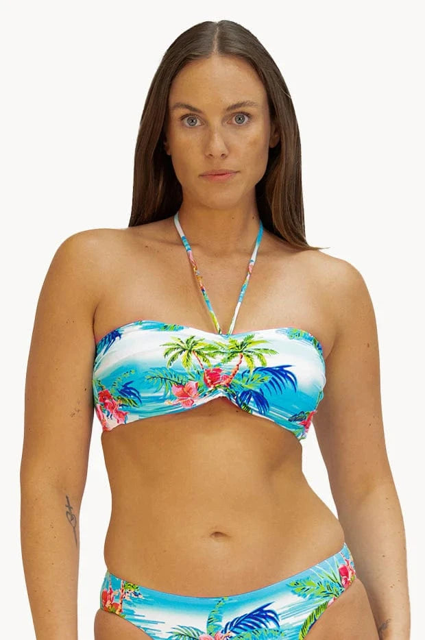 Baku Cocos Islands Cocos Bandeau - White Cocos Islands Cocos Bandeau - White Splash Swimwear