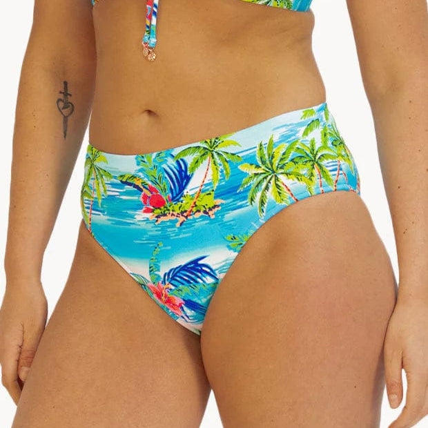 Baku Cocos Islands Cocos Mid Pant - White Baku Cocos Islands Cocos Mid Pant - White Splash Swimwear