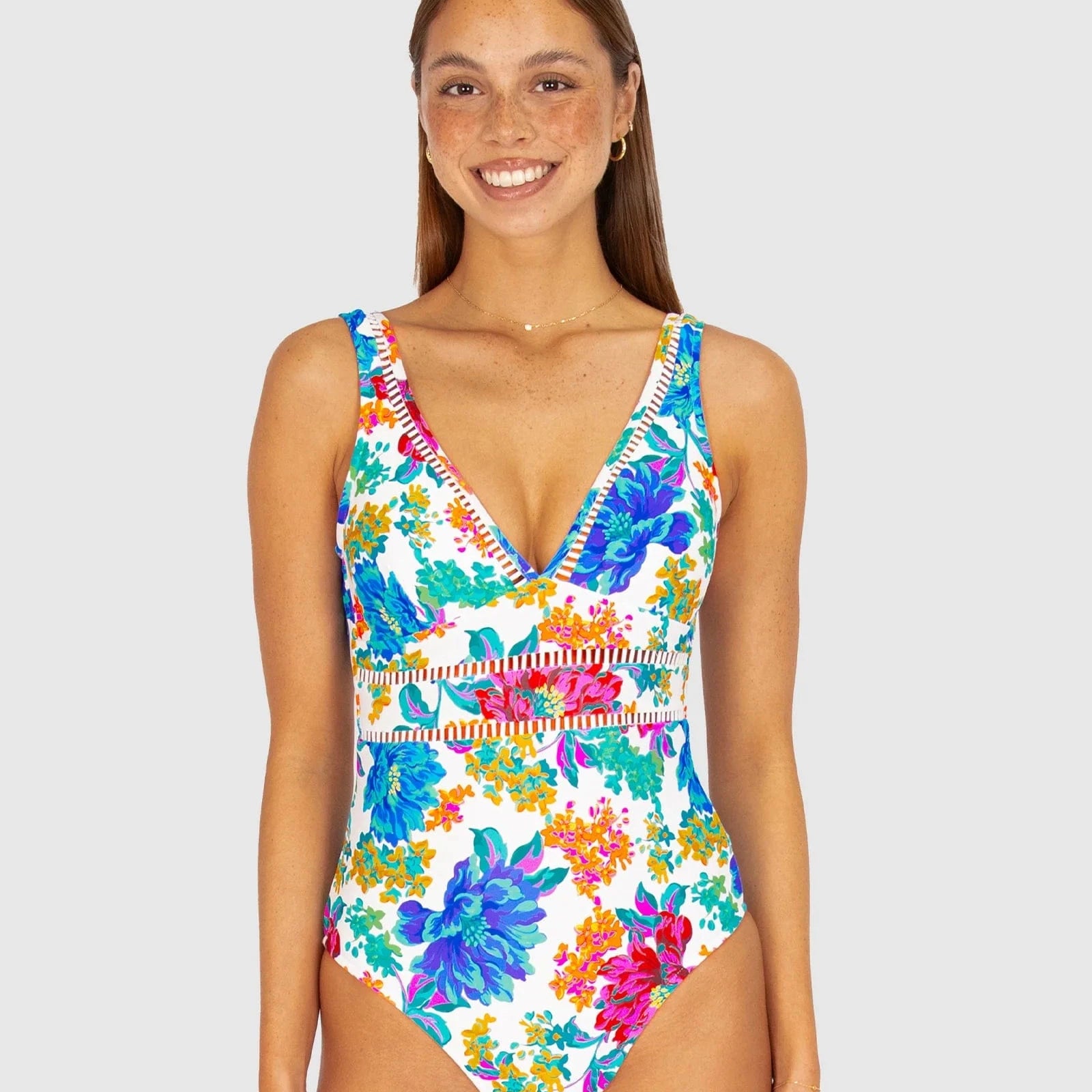 Baku Le Jardin Longline One Piece Swimsuit Baku Le Jardin Longline One Piece Swimsuit Splash Swimwear
