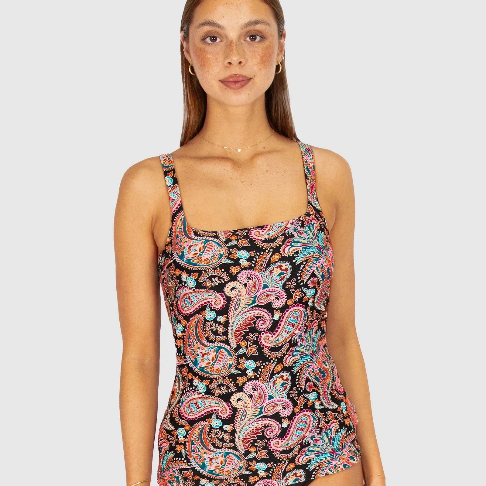 Baku Marrakesh Multi Singlet - Black Baku Marrakesh Surf Suit Swimwear Splash Swimwear