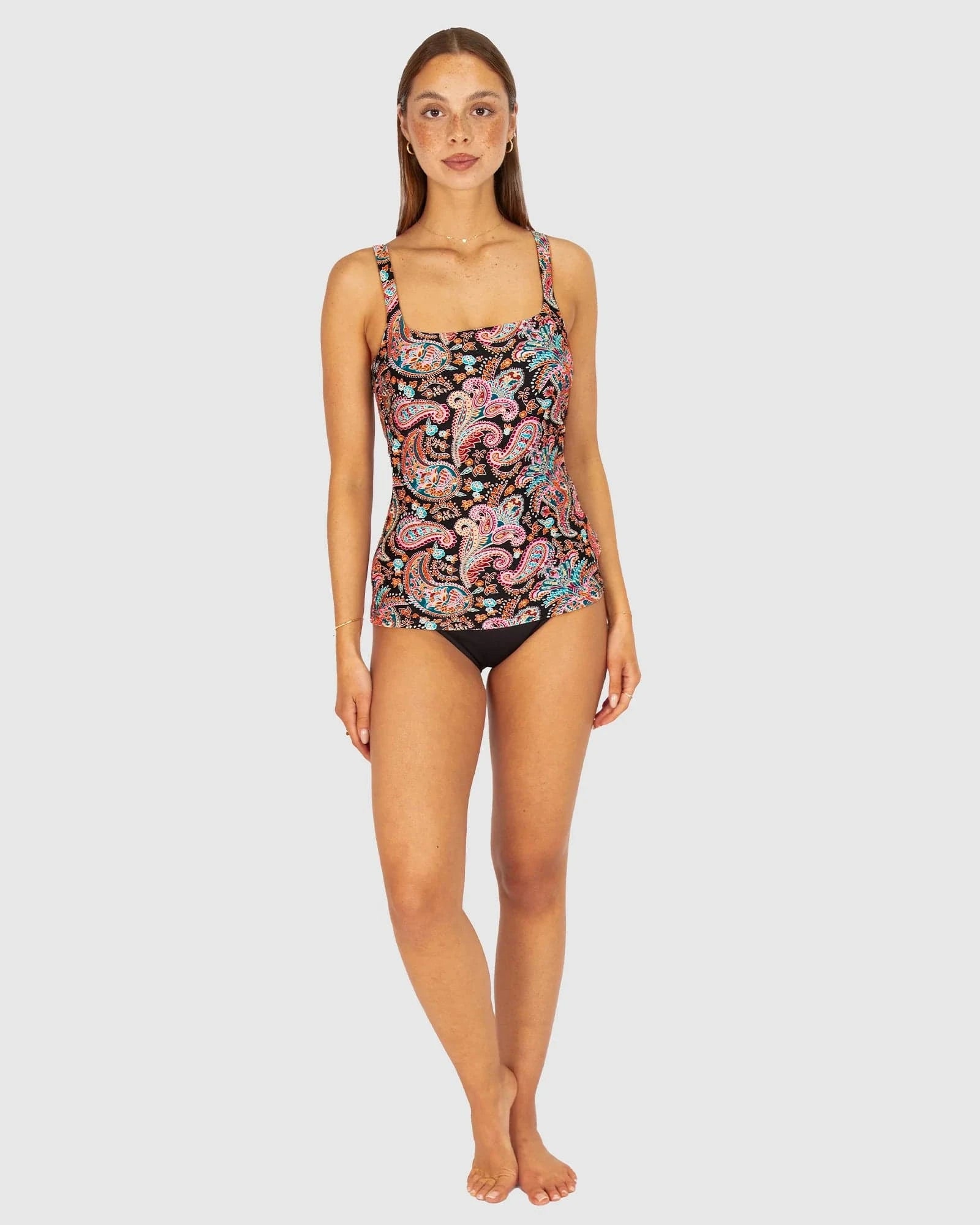 Baku Marrakesh Multi Singlet - Black Baku Marrakesh Surf Suit Swimwear Splash Swimwear