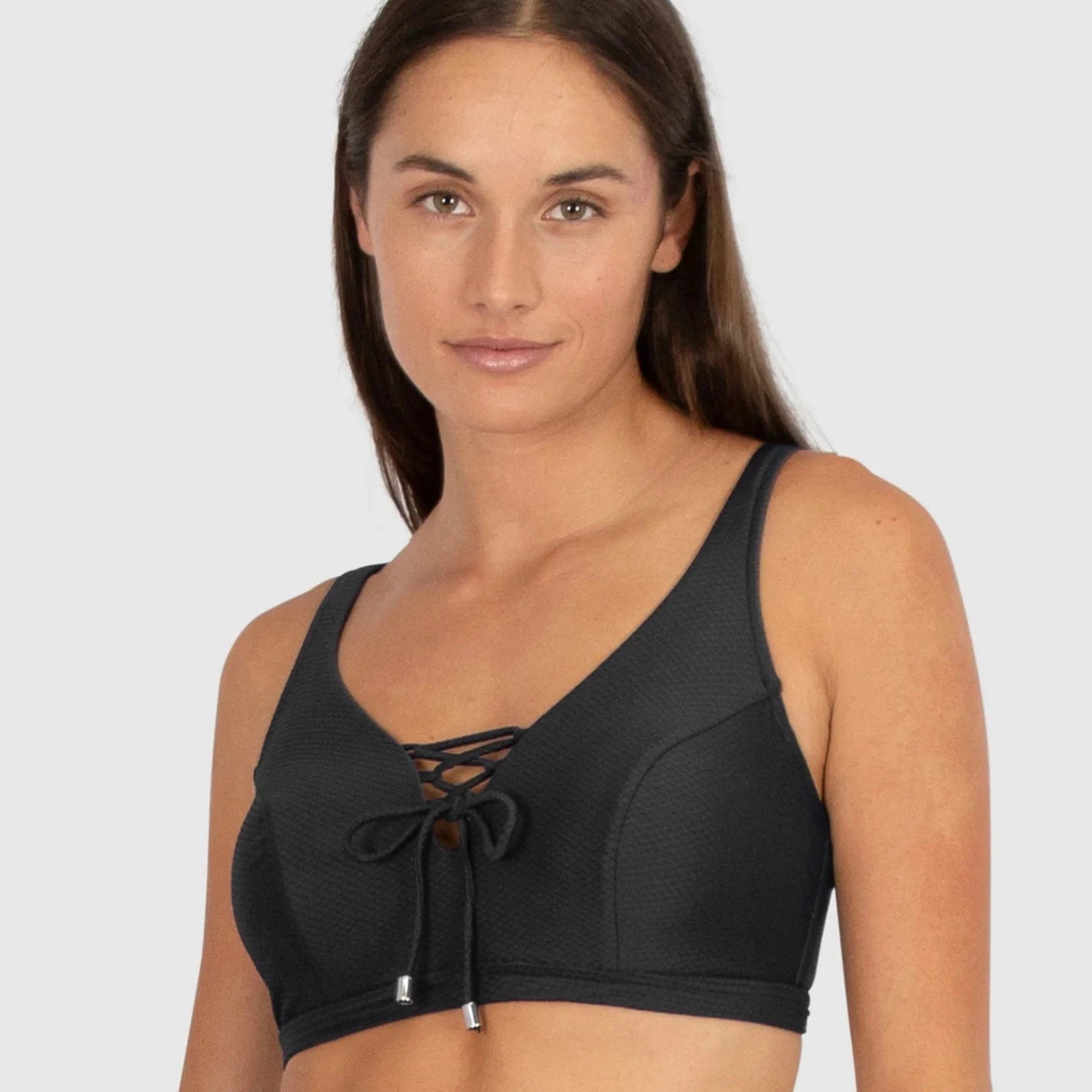 Baku Rococco F-G Cup Bikini Top BRA548RKC Baku Rococco F-G Cup Bikini Top - Olive Splash Swimwear Bikini Tops Nero / 10 9336586993995