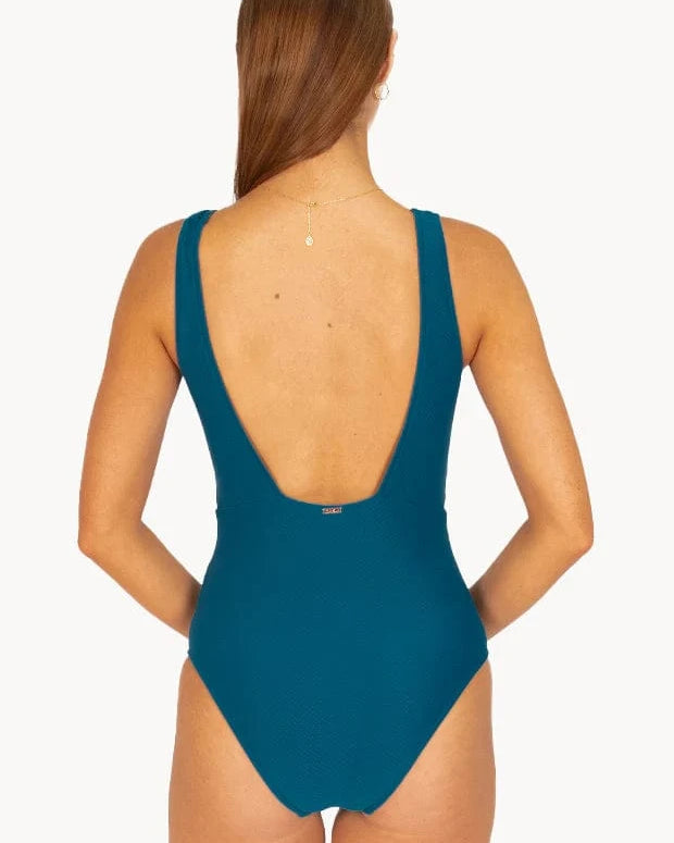 Baku Rococco Longline One Piece Baku Rococco Longline One Piece - Jungle/ Nero/ Belize Splash Swimwear