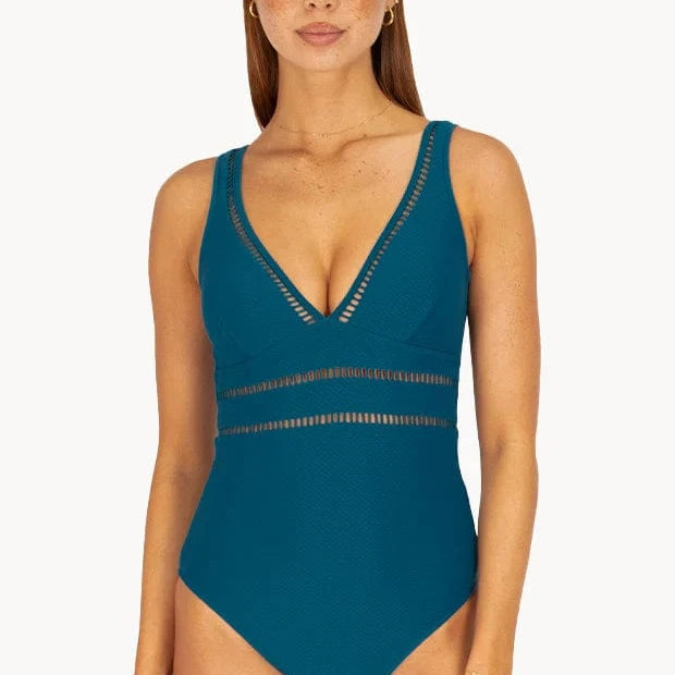 Baku Rococco Longline One Piece Baku Rococco Longline One Piece - Jungle/ Nero/ Belize Splash Swimwear Belize / 8