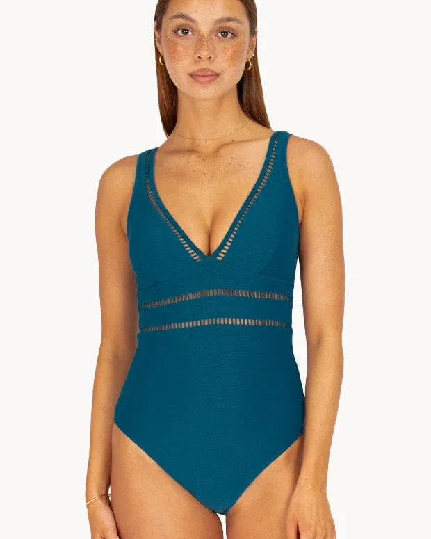 Baku Rococco Longline One Piece Baku Rococco Longline One Piece - Jungle/ Nero/ Belize Splash Swimwear Belize / 8