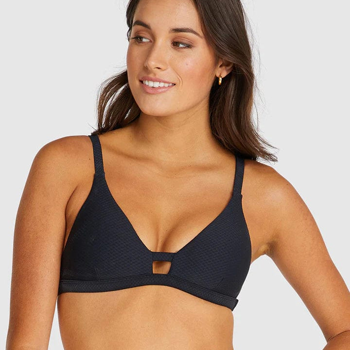 Baku Rococco Twin Strap Bra Bikini Top BRA295RKC Baku Rococco Twin Bra Bikini Top - White Splash Swimwear Bikini Tops Nero / AU8/US4 1000019051