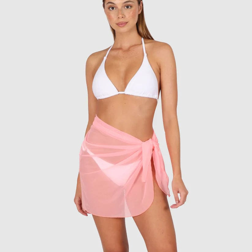 Baku Short Mesh Pareo C636PSO Baku Short Mesh Pareo Splash Swimwear Sarongs Coral Sea / S/M 9336586981787