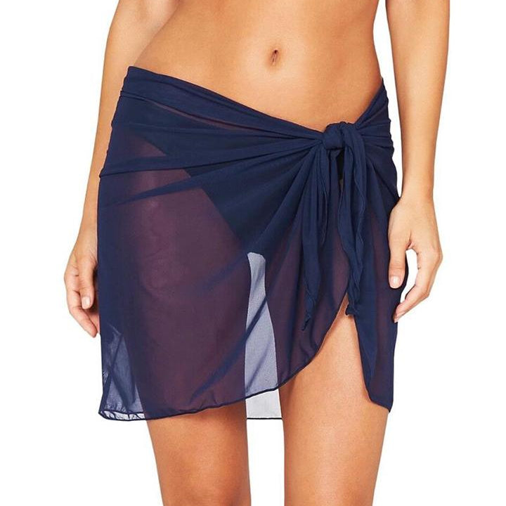 Baku Short Mesh Pareo C636PRO Baku Short Mesh Pareo Splash Swimwear Sarongs Indigo / S/M 9336586832423
