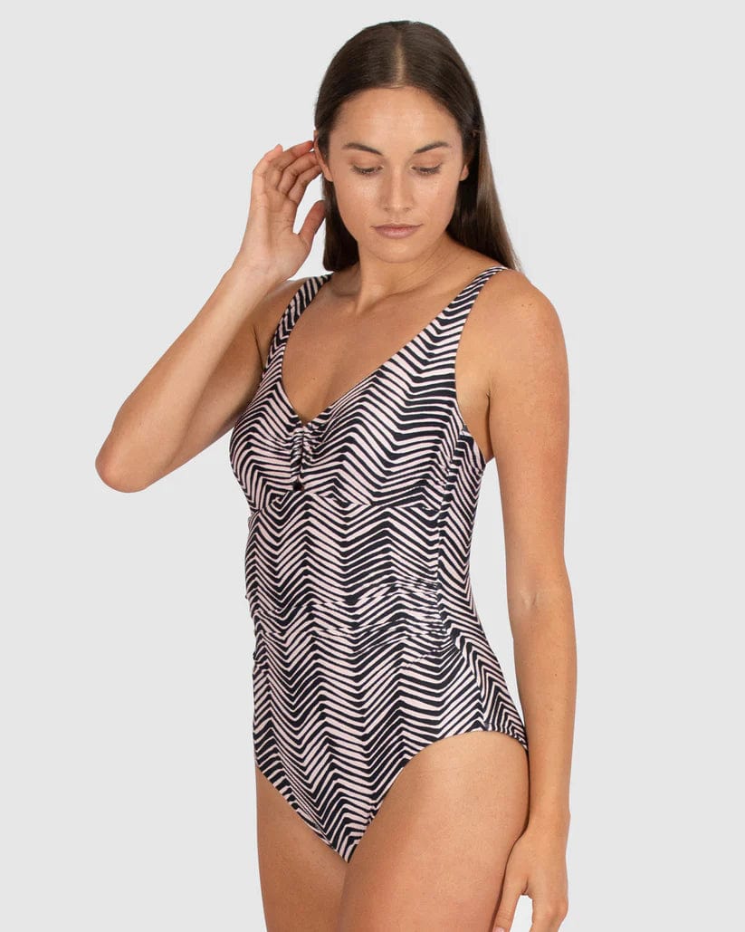 Rococco D-E Cup Ring Front Swimsuit In Cherry - Baku main image 0