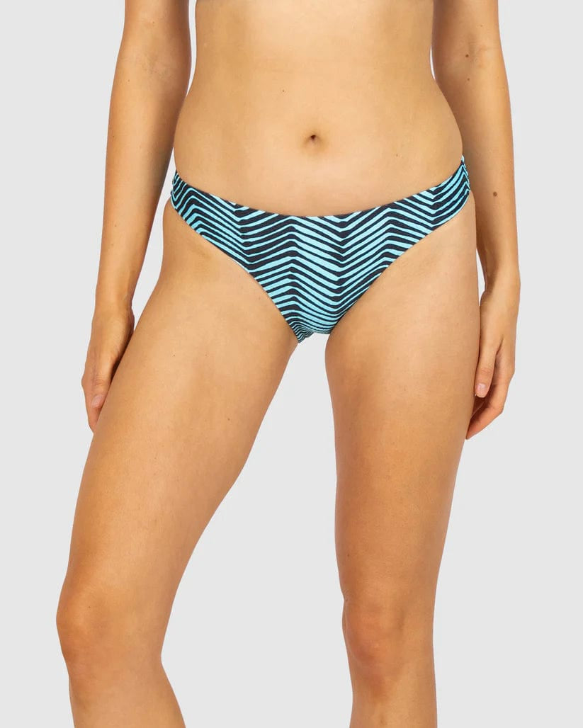 Baku Tidal Wave Regular - Black/ Tan Baku Tidal Wave Ring Side Hipster Pant - Black/ Tan Splash Swimwear Bikini Bottoms