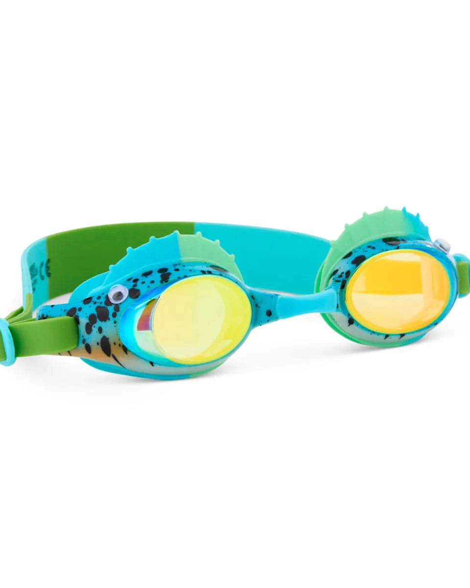 Bling2o Bass Fish Goggle - Betta Blue Green 001B-FINLEY8B24 Bass Fish Goggle - Betta Blue Green Splash Swimwear 810121613153