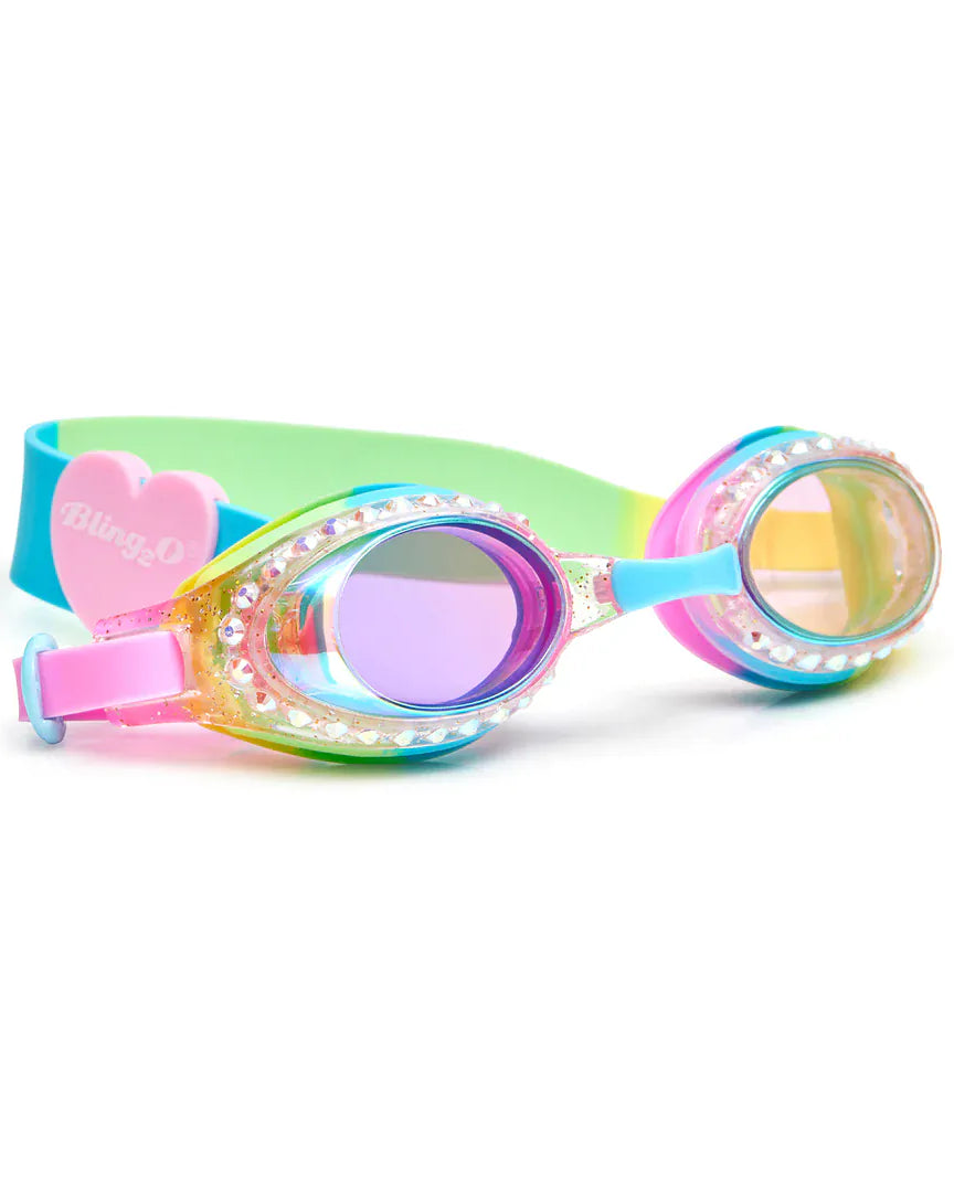 Bling2o Bling2o Classic Cotton Candy Swim Goggles CLASSIC12G20 Bling2o Megamouth Great White Shark Swim Goggles Splash Swimwear 810029702676