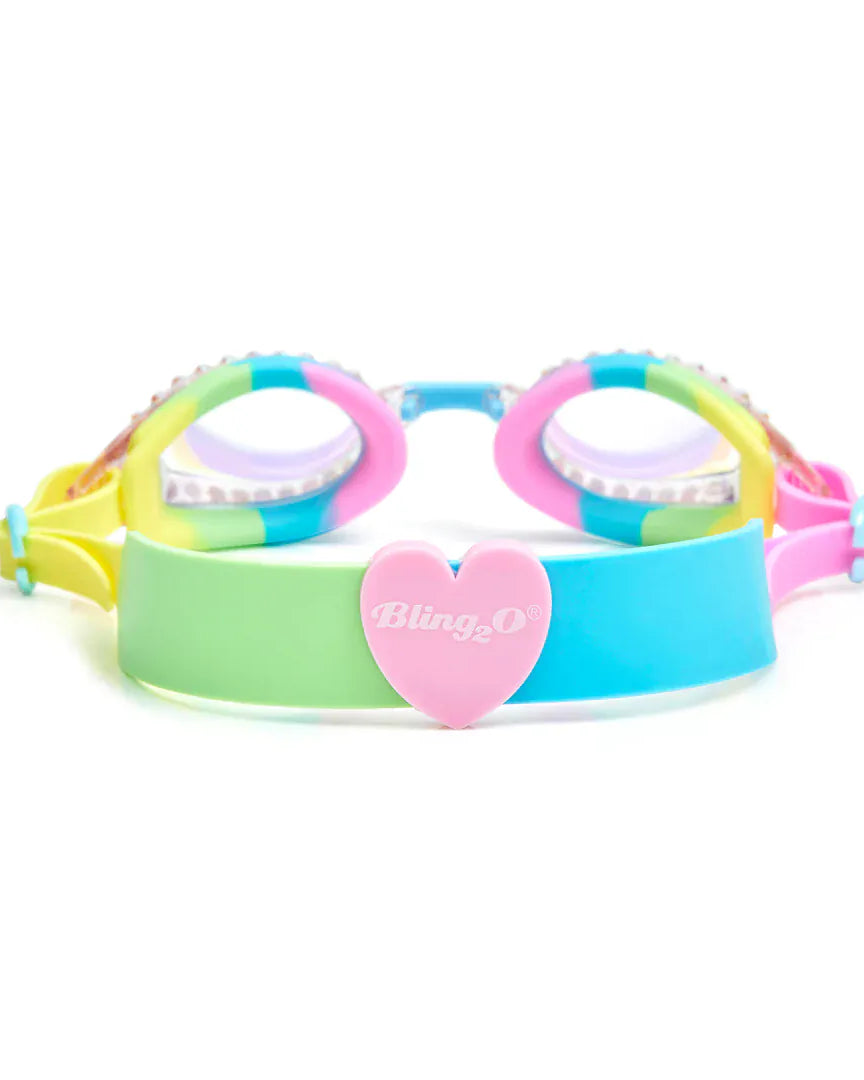 Bling2o Bling2o Classic Cotton Candy Swim Goggles CLASSIC12G20 Bling2o Megamouth Great White Shark Swim Goggles Splash Swimwear 810029702676