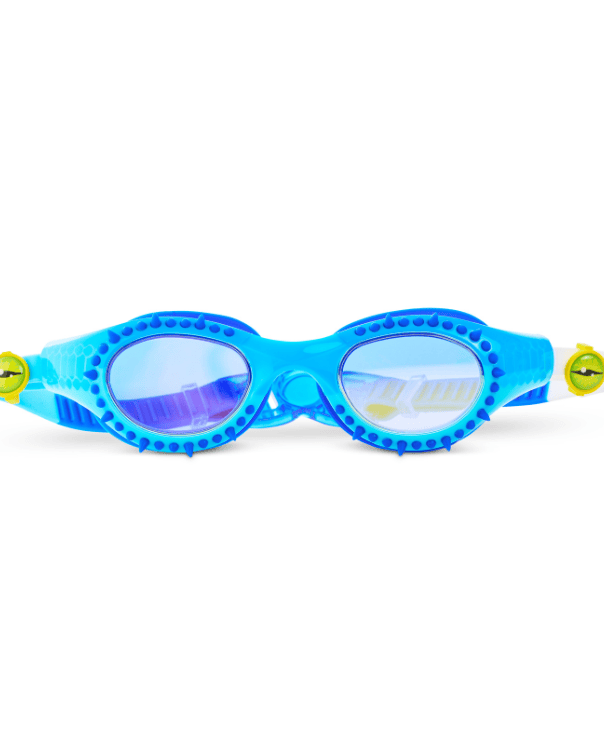 Bling2o Bling2o Jurassic Raptor Reef Blue Swim Goggles 001B-JURASSIC8B Bling2o Megamouth Great White Shark Swim Goggles Splash Swimwear 810205120355