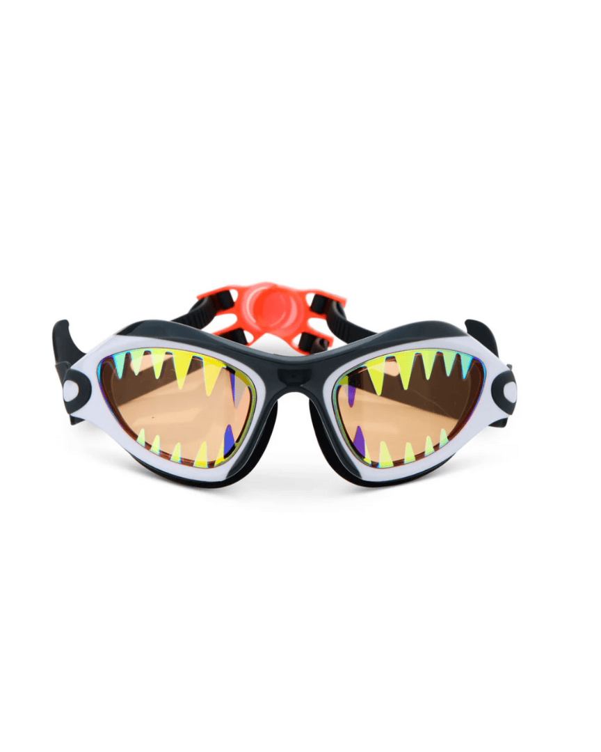 Bling2o Bling2o Megamouth Great White Shark Swim Goggles Bling2o Megamouth Great White Shark Swim Goggles Splash Swimwear 810121612996