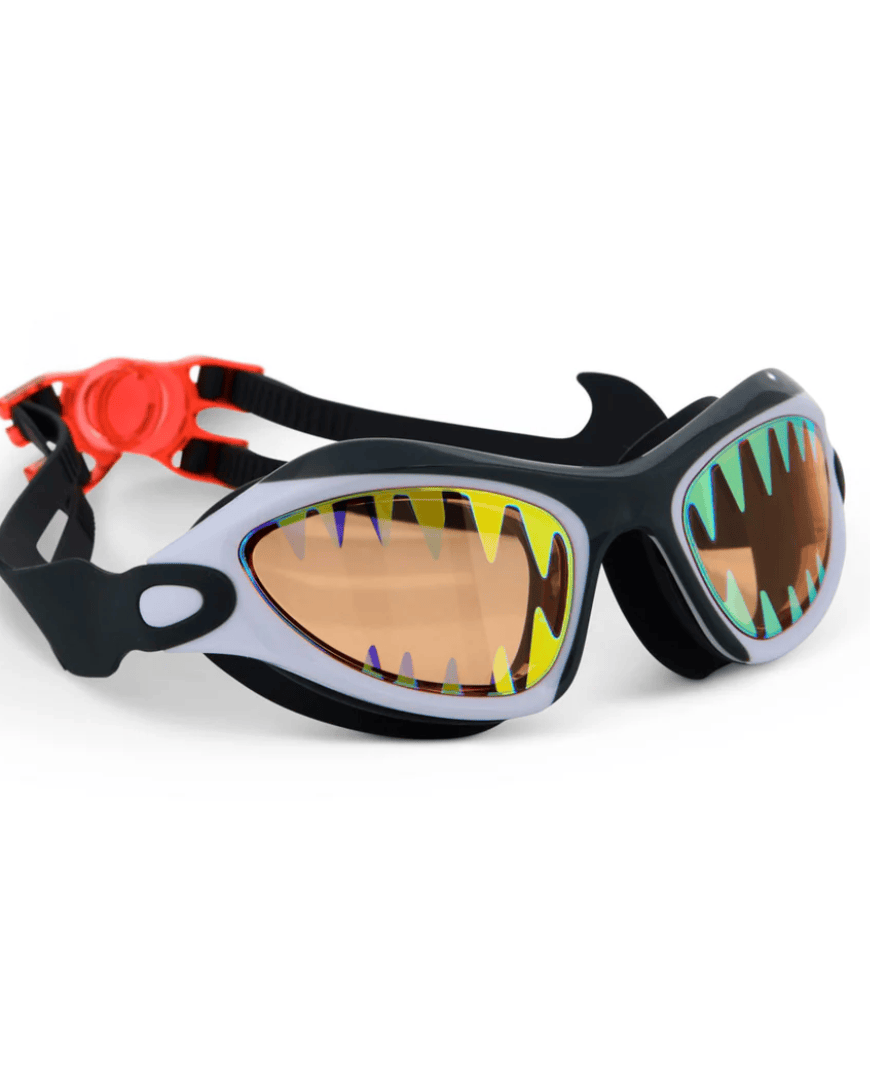 Bling2o Bling2o Megamouth Great White Shark Swim Goggles Bling2o Megamouth Great White Shark Swim Goggles Splash Swimwear 810121612996