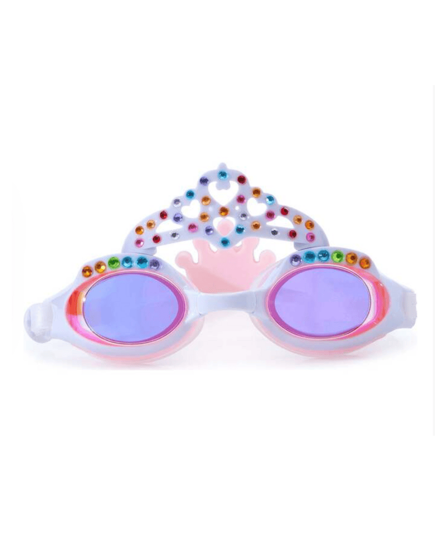 Bling2o Bling2o Princess Crown Daisy White Swim Goggles Bling2o Princess Crown Daisy White Swim Goggles Splash Swimwear Goggles 810029707107