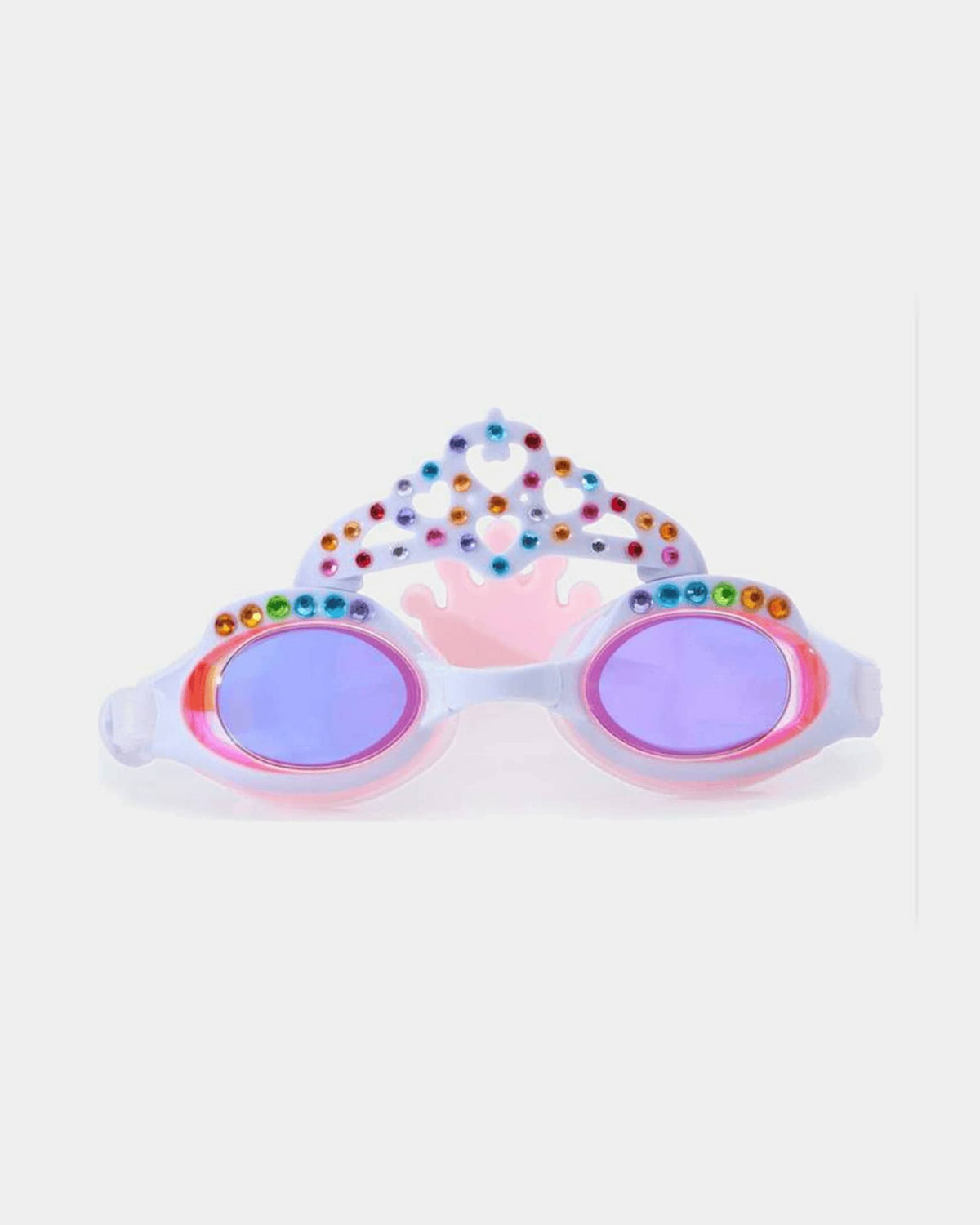 Bling2o Bling2o Princess Crown Daisy White Swim Goggles 28831111067833 Bling2o Princess Crown Daisy White Swim Goggles Splash Swimwear Goggles 810029707107