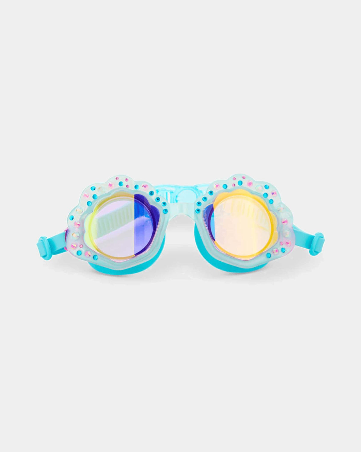Bling2o Bling2o Shore Turquoise Tides Swim Goggles 001G-SHORE8G Bling2o Shore Turquoise Tides Swim Goggles Splash Swimwear Goggles 810121612446