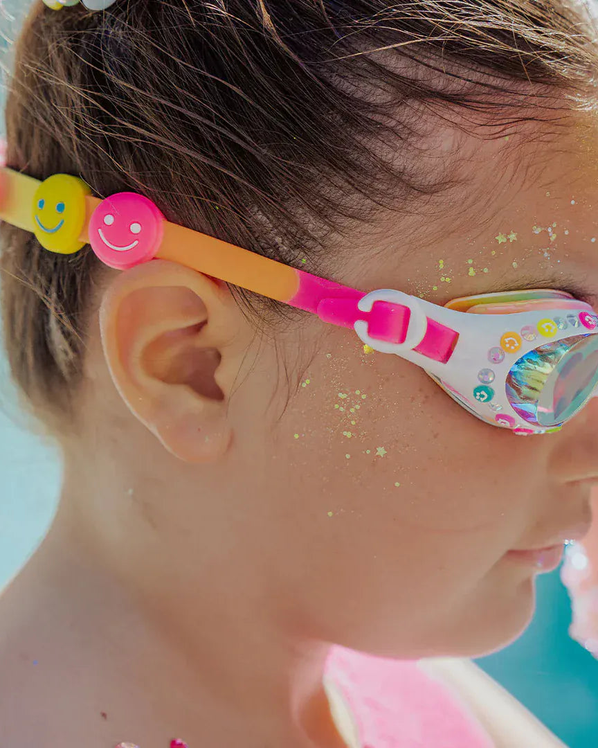 Bling2o Bling2o Smile Positively Pink Swim Goggles 001G-SMILE8G Bling2o Megamouth Great White Shark Swim Goggles Splash Swimwear 810121617212