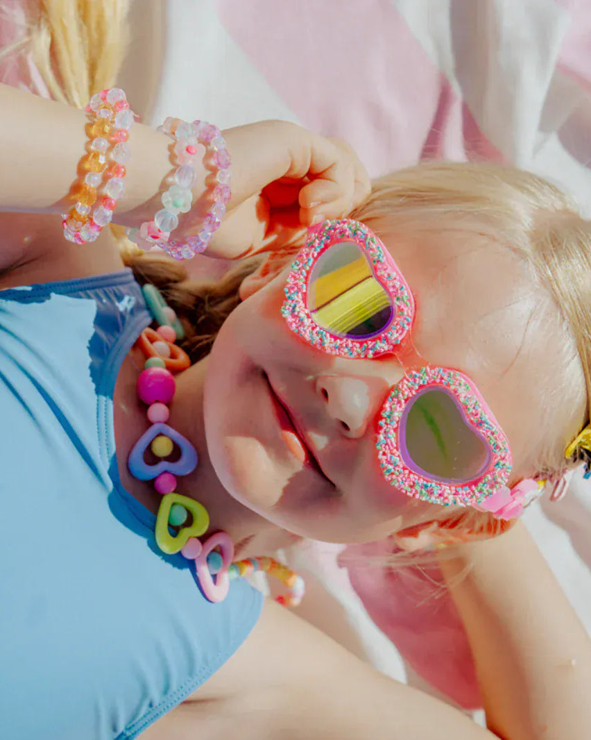 Bling2o Bling2o Sweetheart Sugar coated Swim Goggles 001G-SPRINGKLE8G Bling2o Megamouth Great White Shark Swim Goggles Splash Swimwear 810205120263