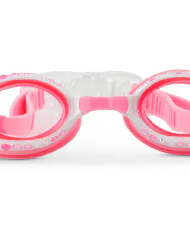 Bling2o Bling2o White Bow Swim Goggles - Pearl White Bling2o White Bow Swim Goggles - Pearl White Splash Swimwear Goggles 810121617335