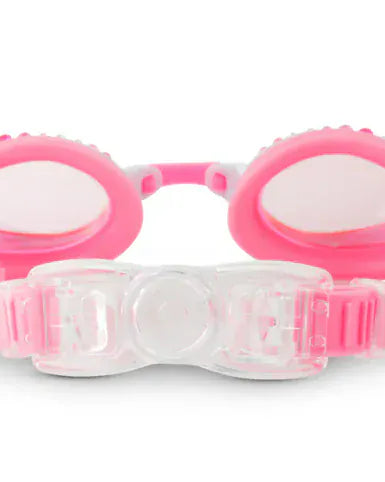 Bling2o Bling2o White Bow Swim Goggles - Pearl White Bling2o White Bow Swim Goggles - Pearl White Splash Swimwear Goggles 810121617335