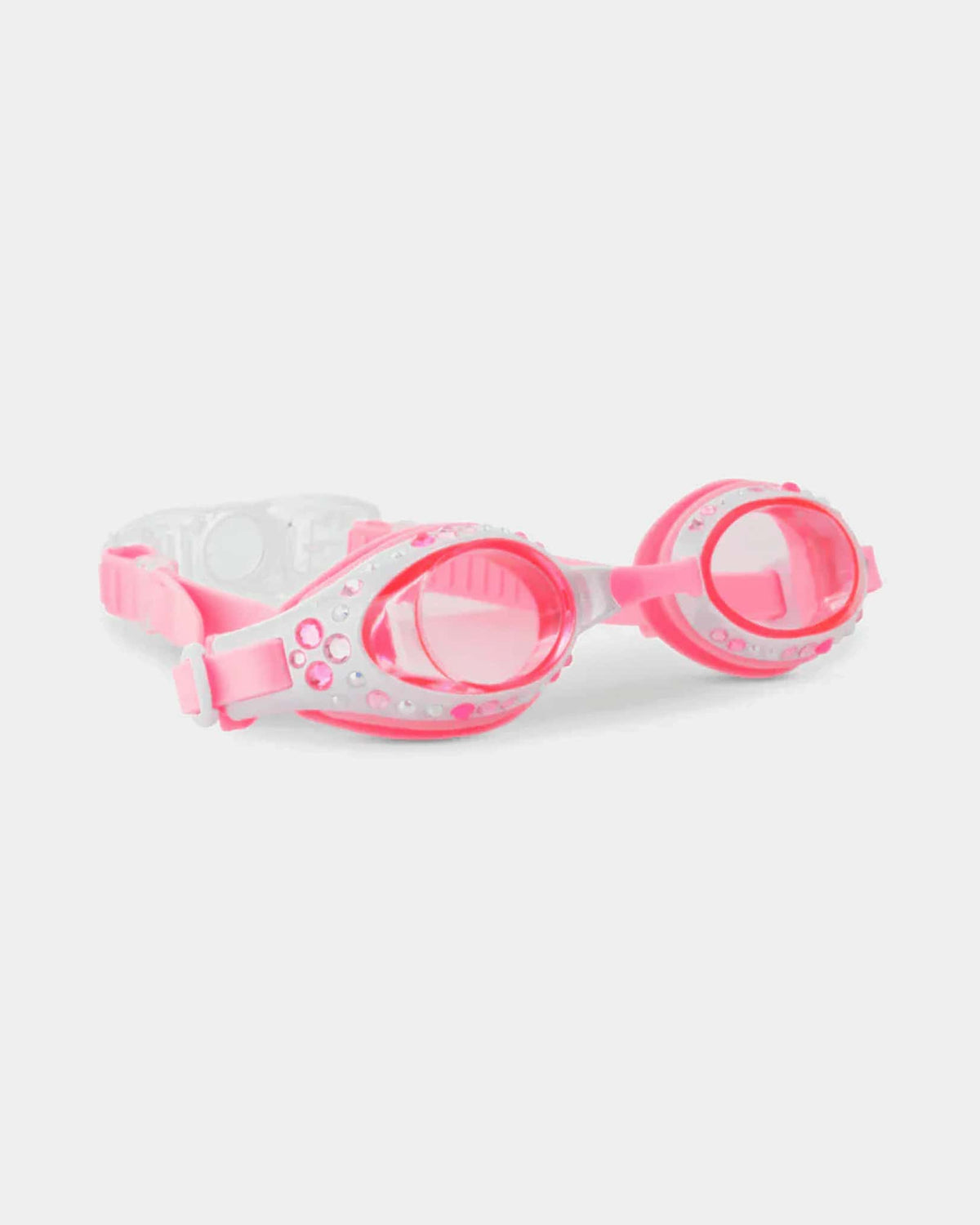 Bling2o Bling2o White Bow Swim Goggles - Pearl White 29232541024217 Bling2o White Bow Swim Goggles - Pearl White Splash Swimwear Goggles 810121617335