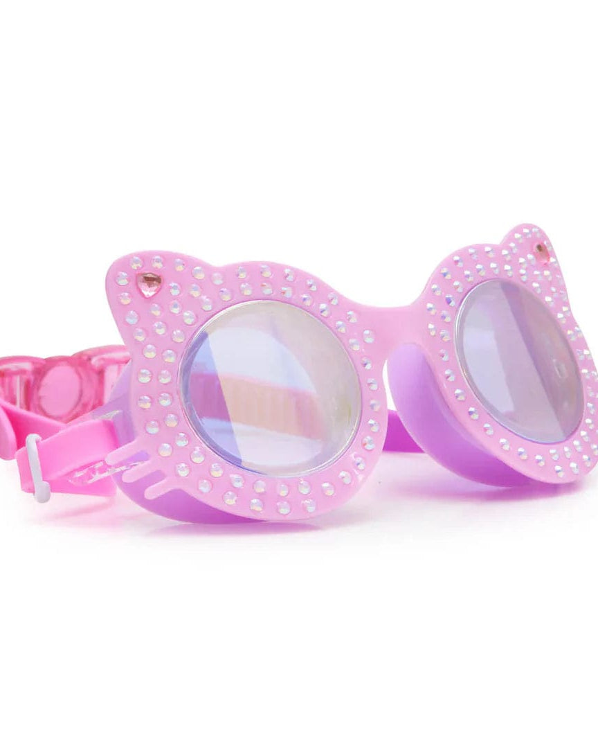 Bling2o Kitten Pawprint Pink Swim Goggles 001G-KITTEN8G Kitten Pawprint Pink Swim Goggles Splash Swimwear Goggles 810121612477