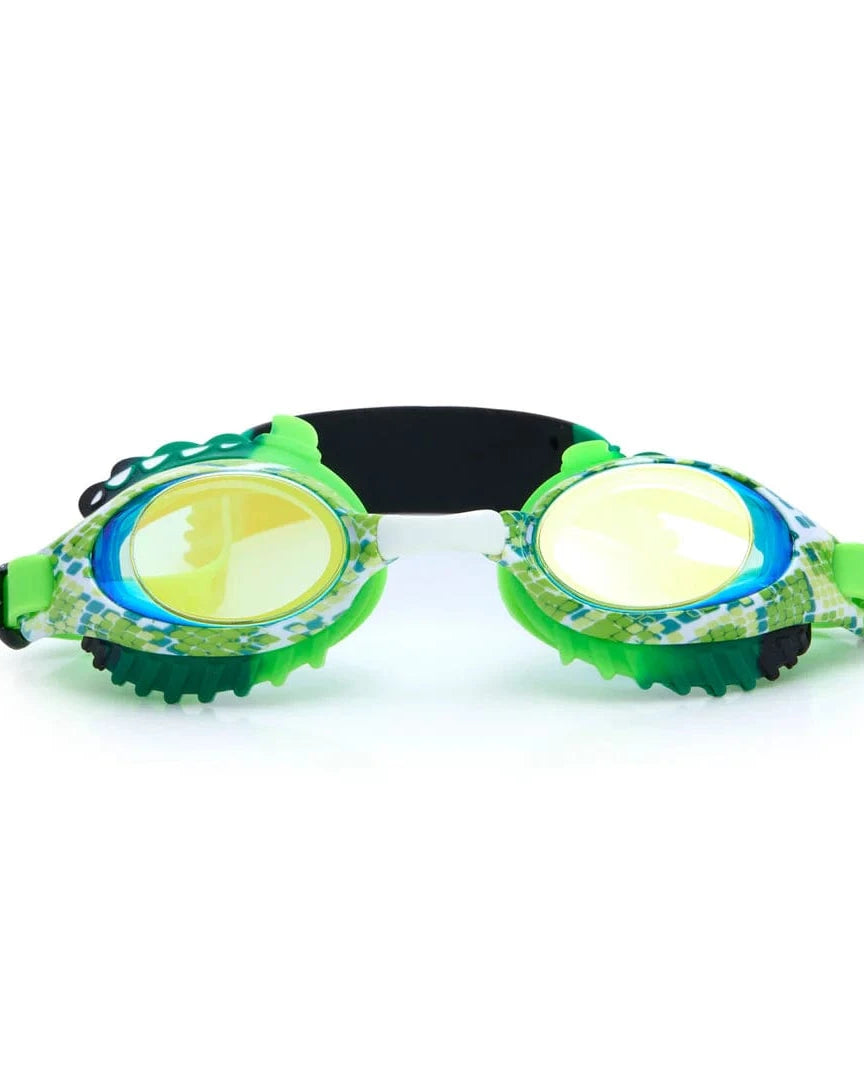 Bling2o Serpent Sea Snake Green Swim Goggle 001B-SERPENT8B Serpent Sea Snake Green Swim Goggle Splash Swimwear 810121612644