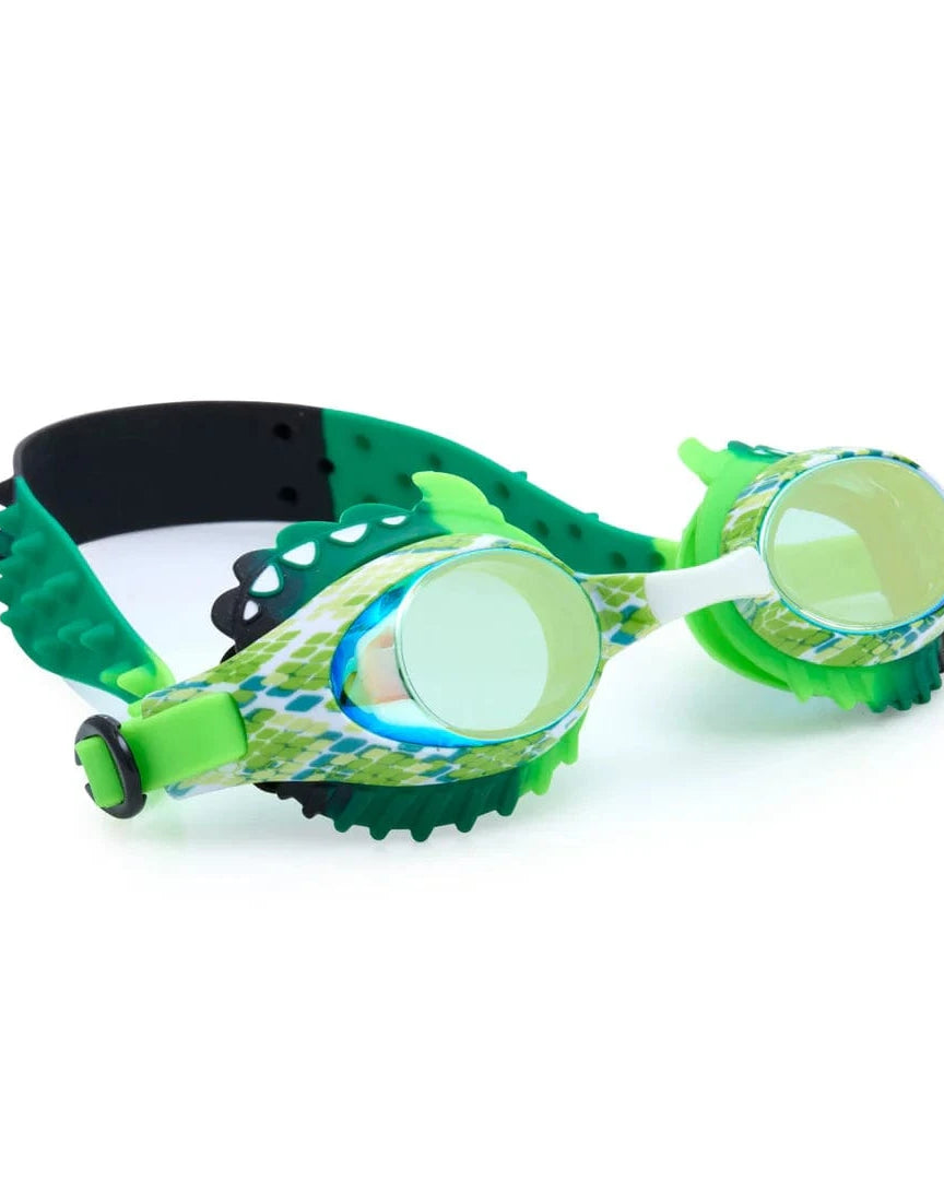 Bling2o Serpent Sea Snake Green Swim Goggle 001B-SERPENT8B Serpent Sea Snake Green Swim Goggle Splash Swimwear 810121612644