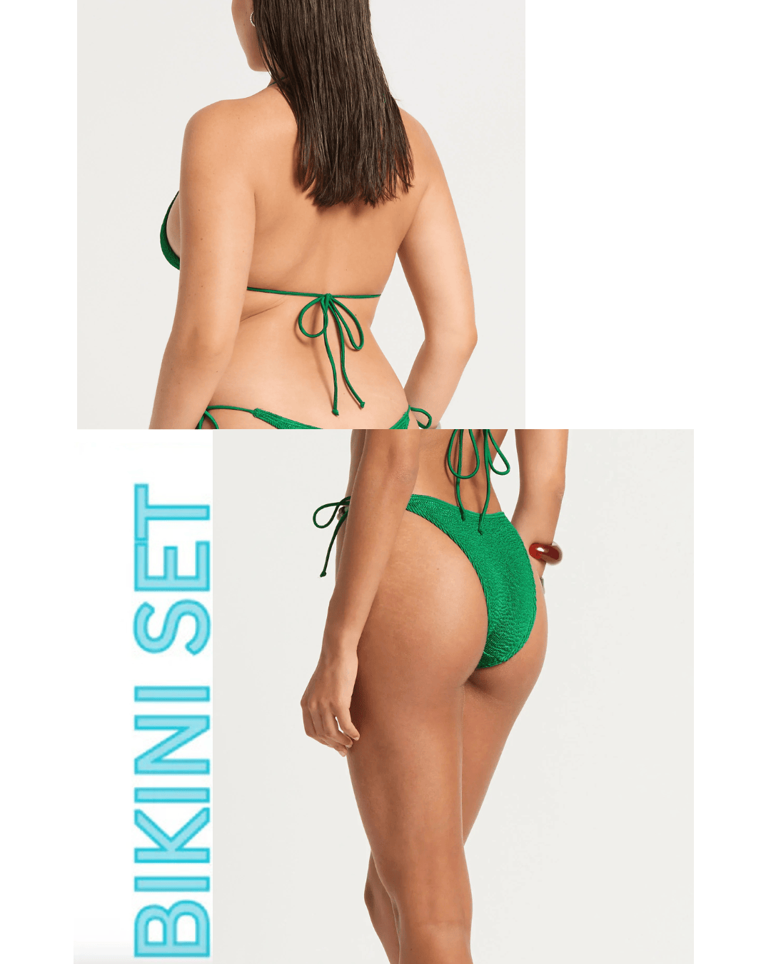 Bond Eye Bond Eye Beaded Ingrid Tri & Beaded Tie Side Vista Brief- Emerald Shimmer Bond Eye Beaded Ingrid Tri & Beaded Tie Side Vista Brief- Emerald Shimmer Splash Swimwear Bikini Set O/S