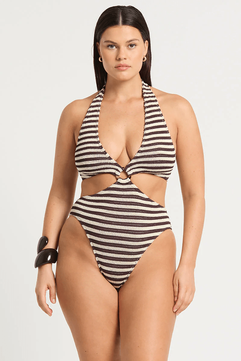 Bond Eye Bond Eye Celeste One Piece - Sable Stripe BOUND733DS Bond Eye Celeste One Piece - Sable Stripe Splash Swimwear O/S