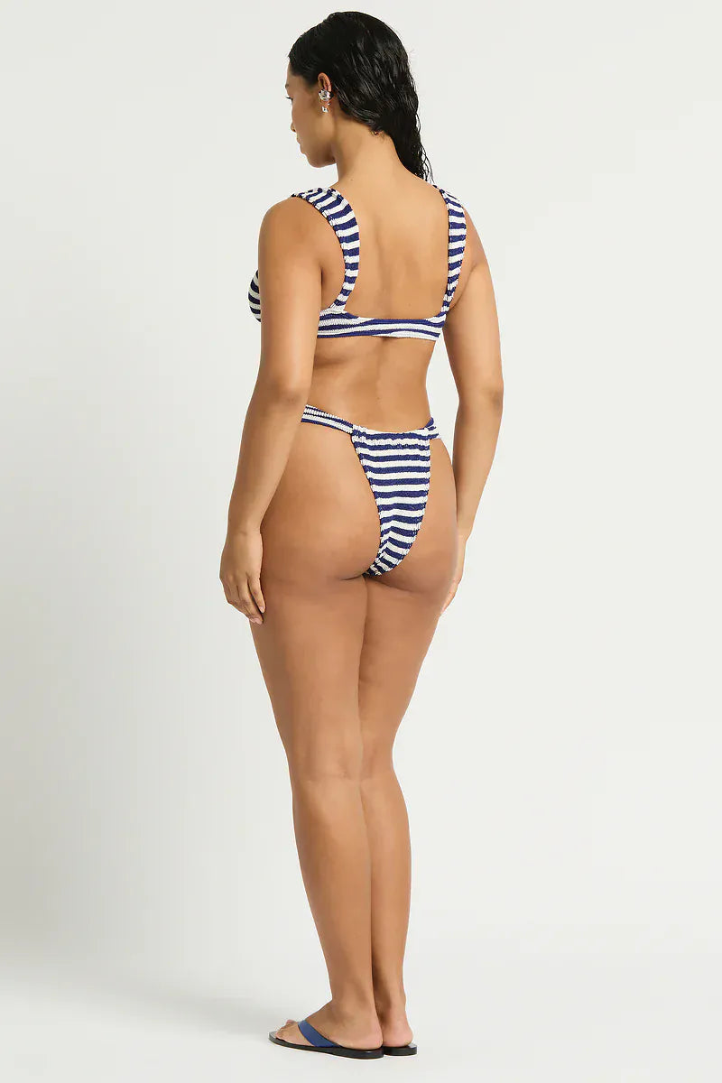 Bond Eye Bond Eye Georgia Balconette - Navy / White BOUND598D Bond Eye Georgia Balconette - Navy / White Splash Swimwear Bikini Tops O/S