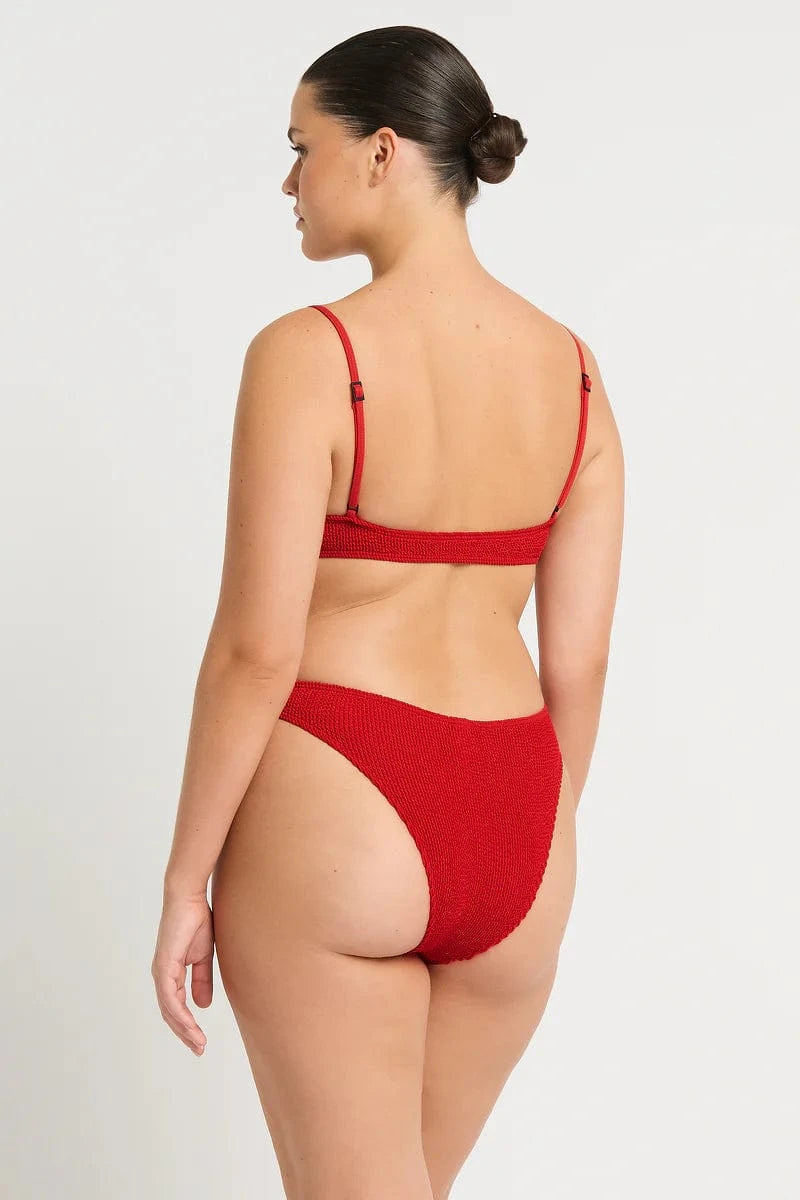Bond Eye Bond Eye Gracie Balconette - Baywatch Red Eco BOUND465E Bond Eye Gracie Balconette - Baywatch Red Eco Splash Swimwear Bikini Tops O/S 9347760649133