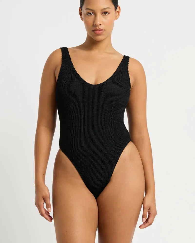 Bond Eye Bond Eye Mara One Piece - Black Recycled BOUND004R Bond Eye Mara One Piece - Black Recycled Splash Swimwear One Piece O/S 9347760716705