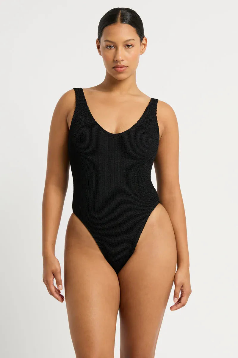 Bond Eye Bond Eye Mara One Piece - Black Recycled BOUND004R Bond Eye Mara One Piece - Black Recycled Splash Swimwear One Piece O/S 9347760716705
