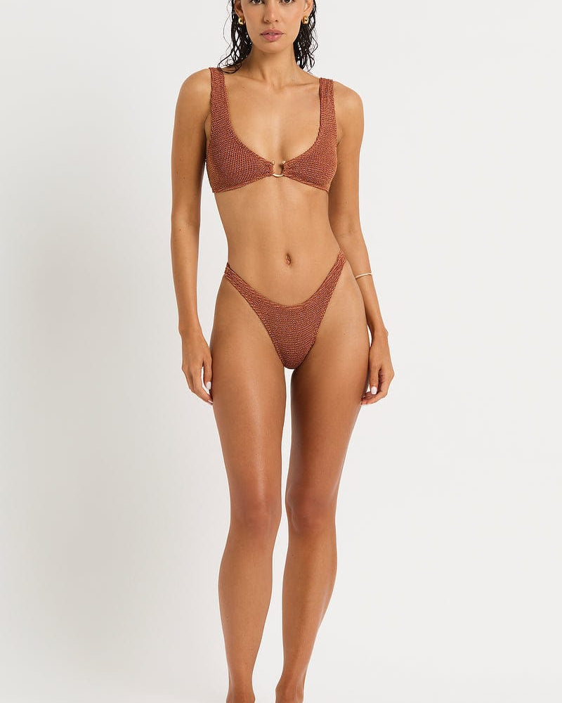 Bond Eye Bond Eye Maven Crop - Ginger Maven Crop - Ginger | Bond Eye Splash Swimwear Bikini Tops