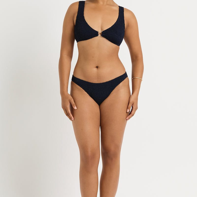 Bond Eye Bond Eye Maven Crop - Onyx BOUND836L-O Maven Crop - Onyx | Bond Eye Splash Swimwear Bikini Tops Onyx / O/S