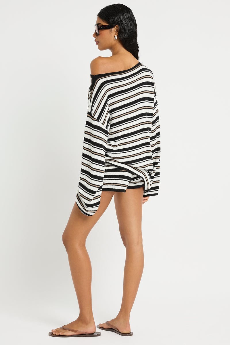 Bond Eye Bond Eye Nevaeh Short - Black / Sandstone / White Bond Eye Nevaeh Short - Black / Sandstone / White Splash Swimwear Shorts