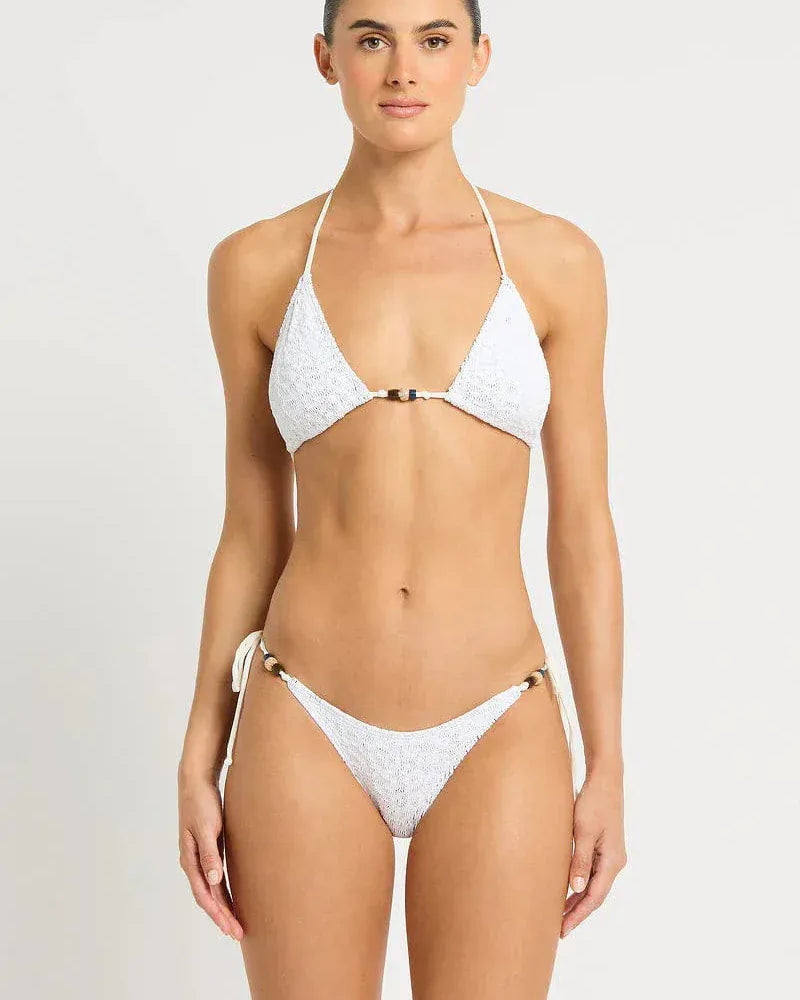 Bond Eye Bond Eye Nora Balconette & Beaded Tie Side Vista Brief Bikini Set - Optic White Leopard Bond Eye Nora Balconette & Beaded Tie Side Vista Brief Bikini Set - Optic White Leopard Splash Swimwear Bikini Tops O/S 1000028909