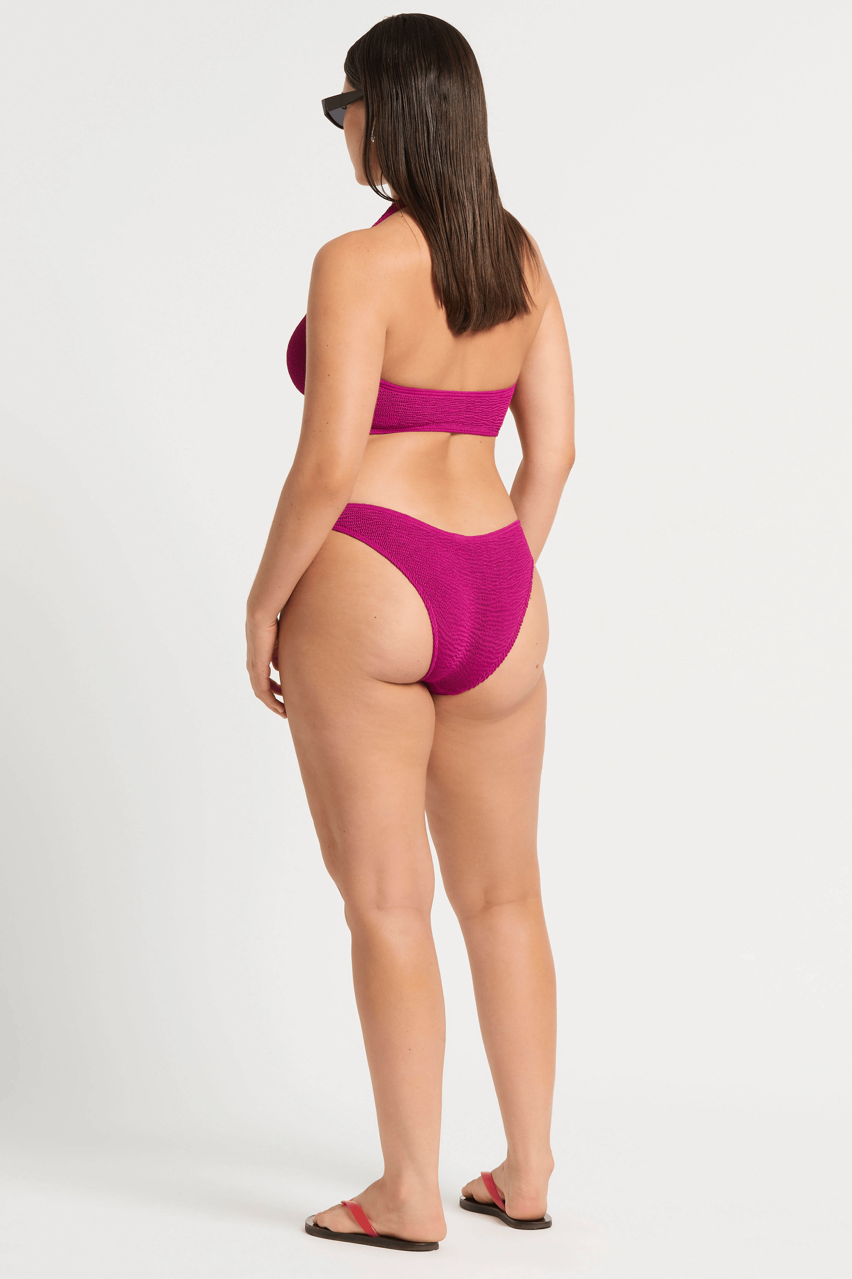 Bond Eye Bond Eye Sign Brief - Magenta Recycled BOUND048R Bond Eye Sign Brief - Magenta Recycled Splash Swimwear Bikini Bottoms O/S 9347760730565