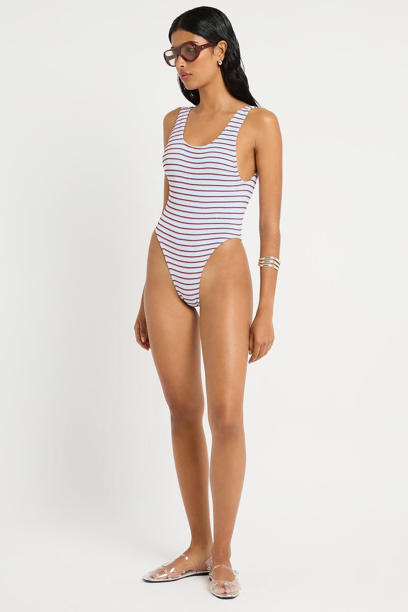 Bond Eye Bond Eye Stripe Micro Maxam 1 Pce - Volley BE1007SM Bond Eye Stripe Micro Maxam 1 Pce - Volley Splash Swimwear One Piece O/S 9362733003583