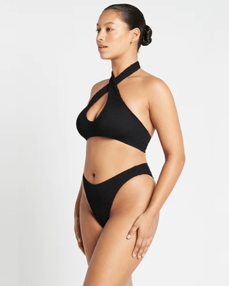 Bond Eye Christy Brief - Black Eco BOUND238E Splash Swimwear Bikini Bottoms O/S 9347760455949