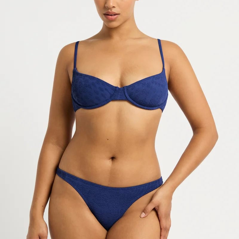 Bond Eye Gracie Balconette BOUND465A Bond Eye Gracie Balconette Splash Swimwear Bikini Tops Sapphire Animalia / O/S 9347760617866