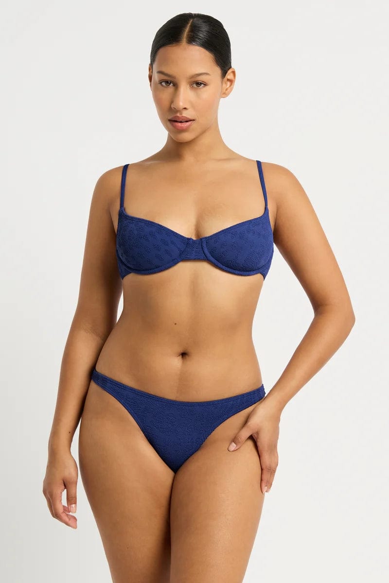 Bond Eye Gracie Balconette BOUND465A Bond Eye Gracie Balconette Splash Swimwear Bikini Tops Sapphire Animalia / O/S 9347760617866