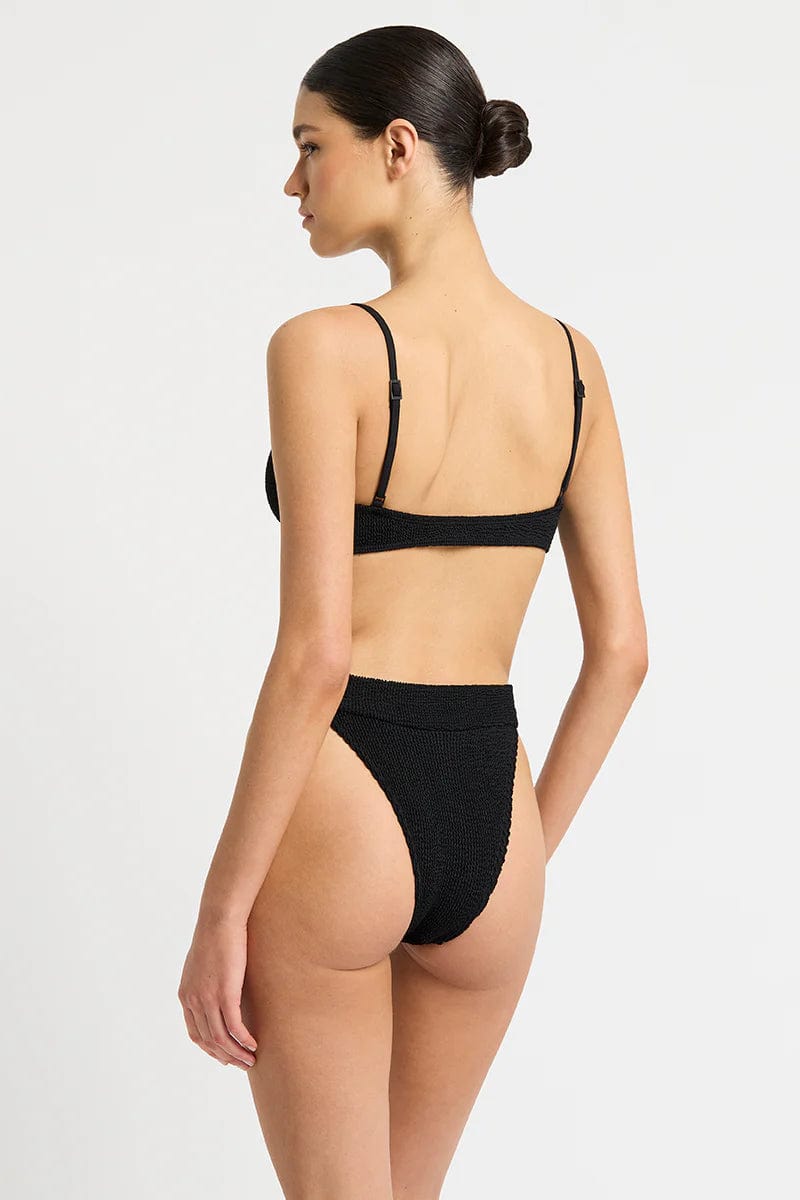 Bond Eye Gracie Balconette - Black Eco BOUND465E Bond Eye Gracie Balconette Splash Swimwear Bikini Tops O/S 9347760590831