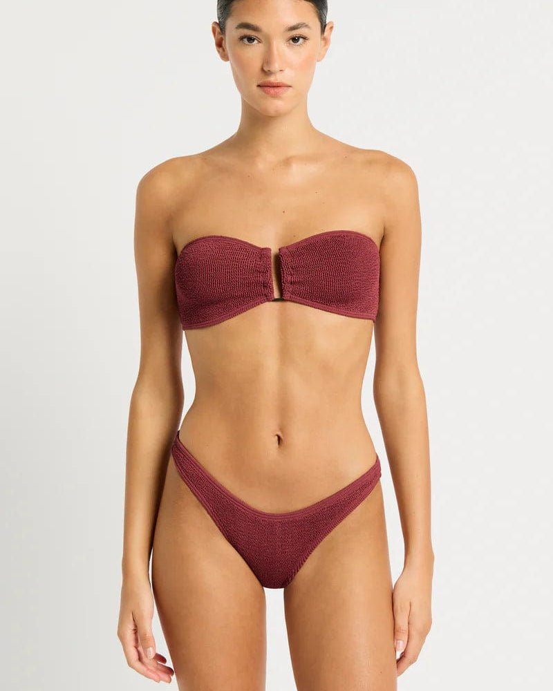 Bond Eye Sign Brief - Carmine Recycled BOUND048R Bond Eye Sign Brief - Carmine Recycled Splash Swimwear Swimwear Carmine Recycled / O/S 9347760641526