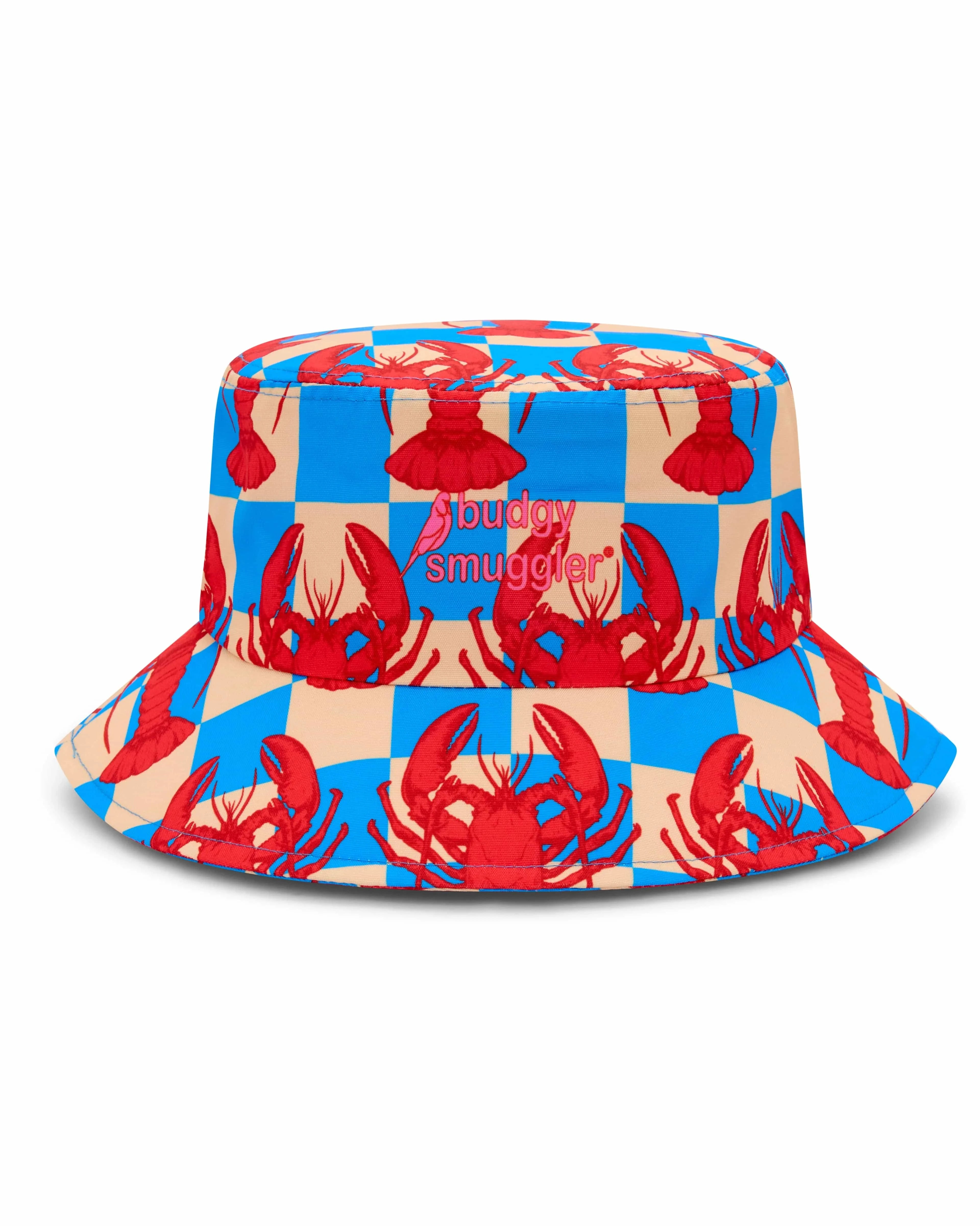 Budgy Smuggler Bucket Hat 2.0 in Lobstars Plaid Bucket Hat 2.0 in Lobstars Plaid Splash Swimwear Hats
