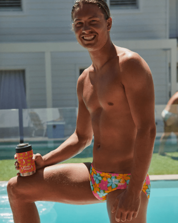 Budgy Smuggler Fluro Flowers* Budgy Smuggler Palm Trees Splash Swimwear Mens Brief